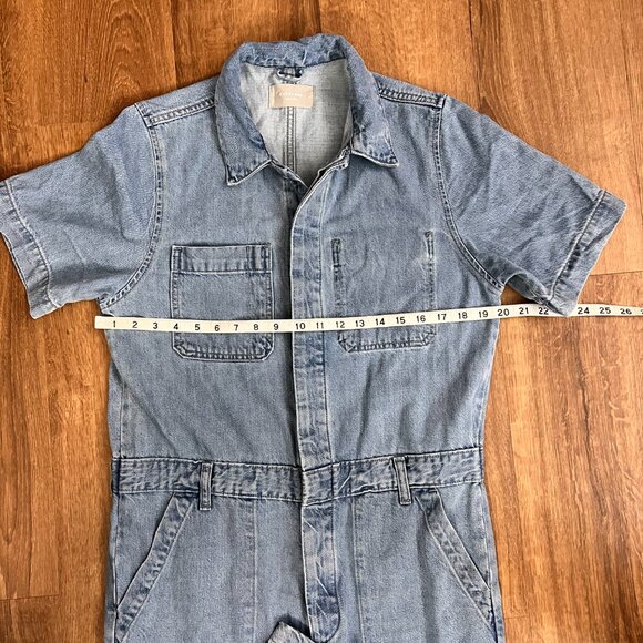 EVERLANE The Supersoft Jean Coverall Sz 8 - Picture 7 of 14